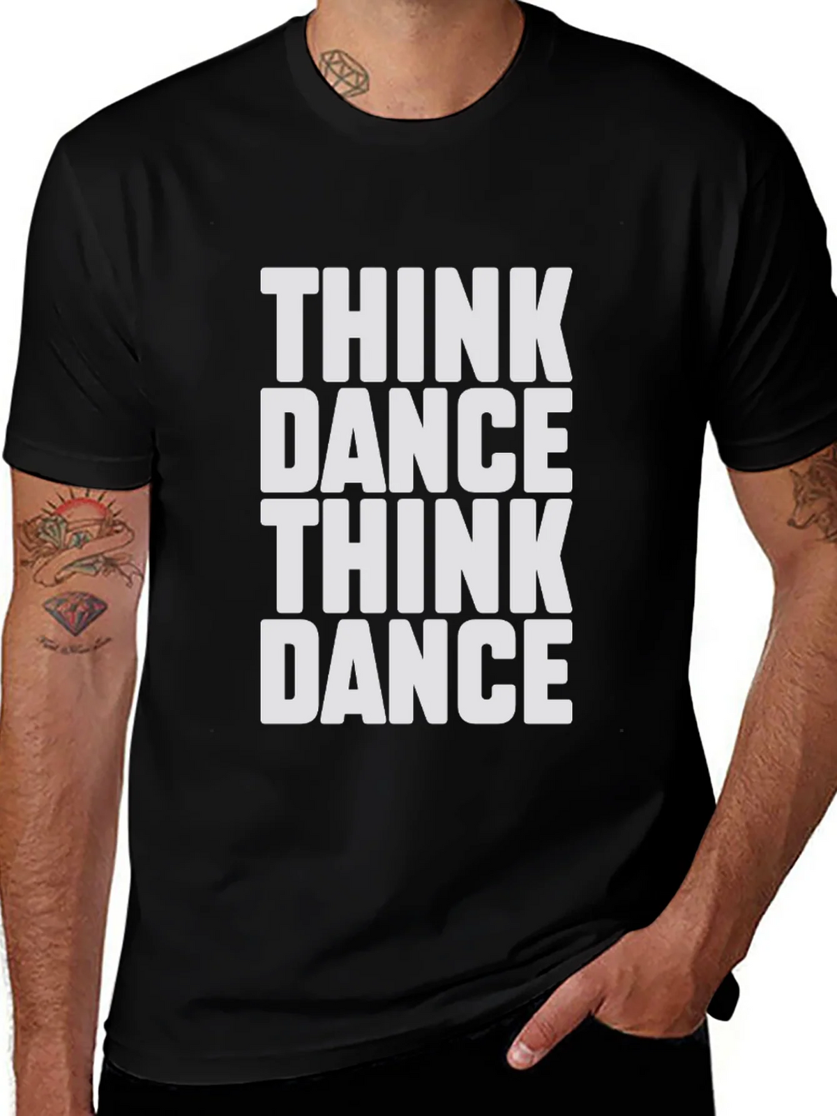 Think Dance Graphic Tee - Stylish Cotton T-Shirt product image 1