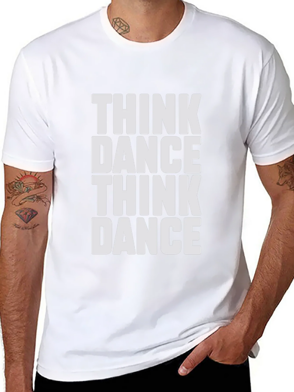 Think Dance Graphic Tee - Stylish Cotton T-Shirt product image 6