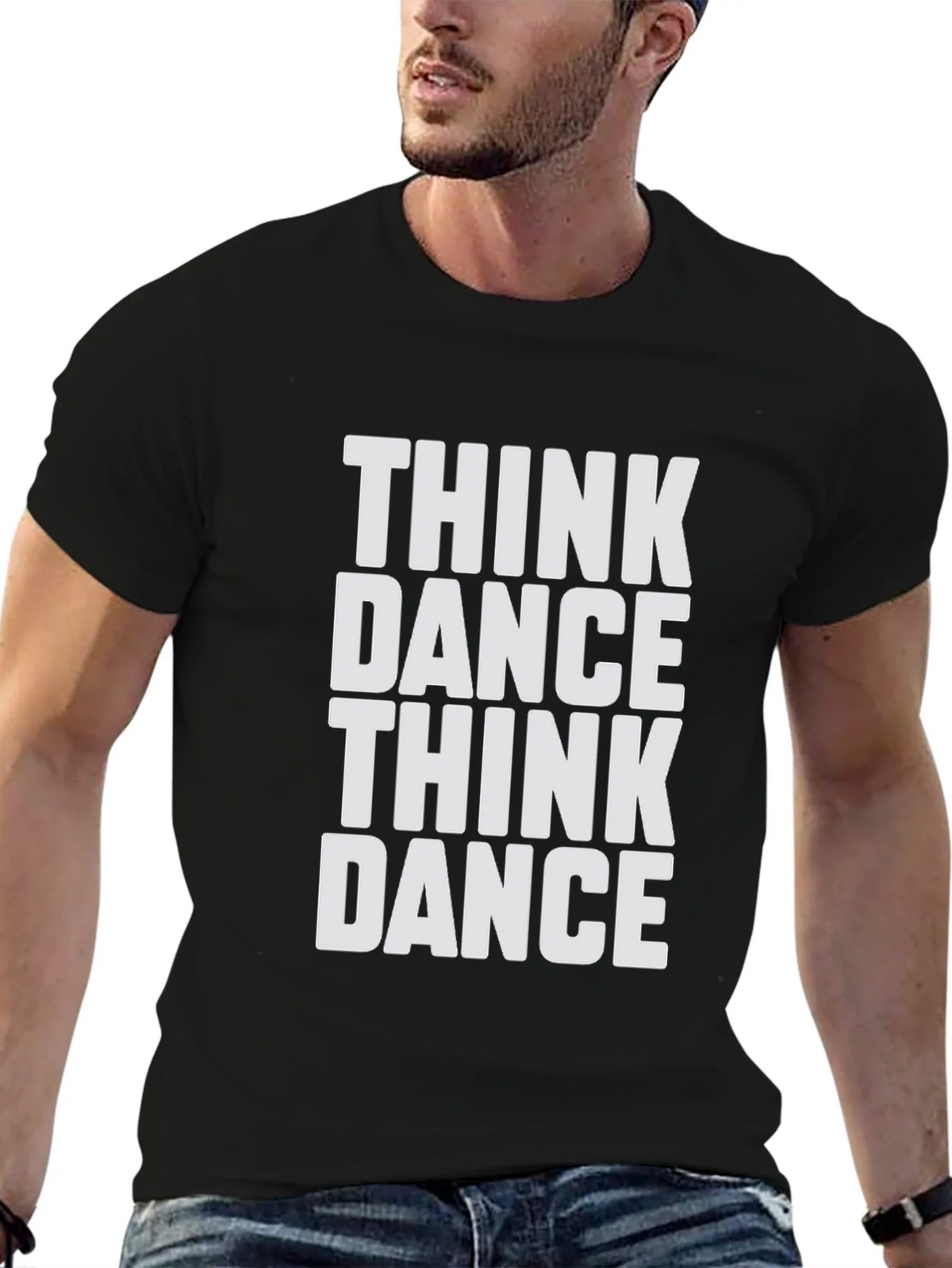 Think Dance Graphic Tee - Stylish Cotton T-Shirt product image 5
