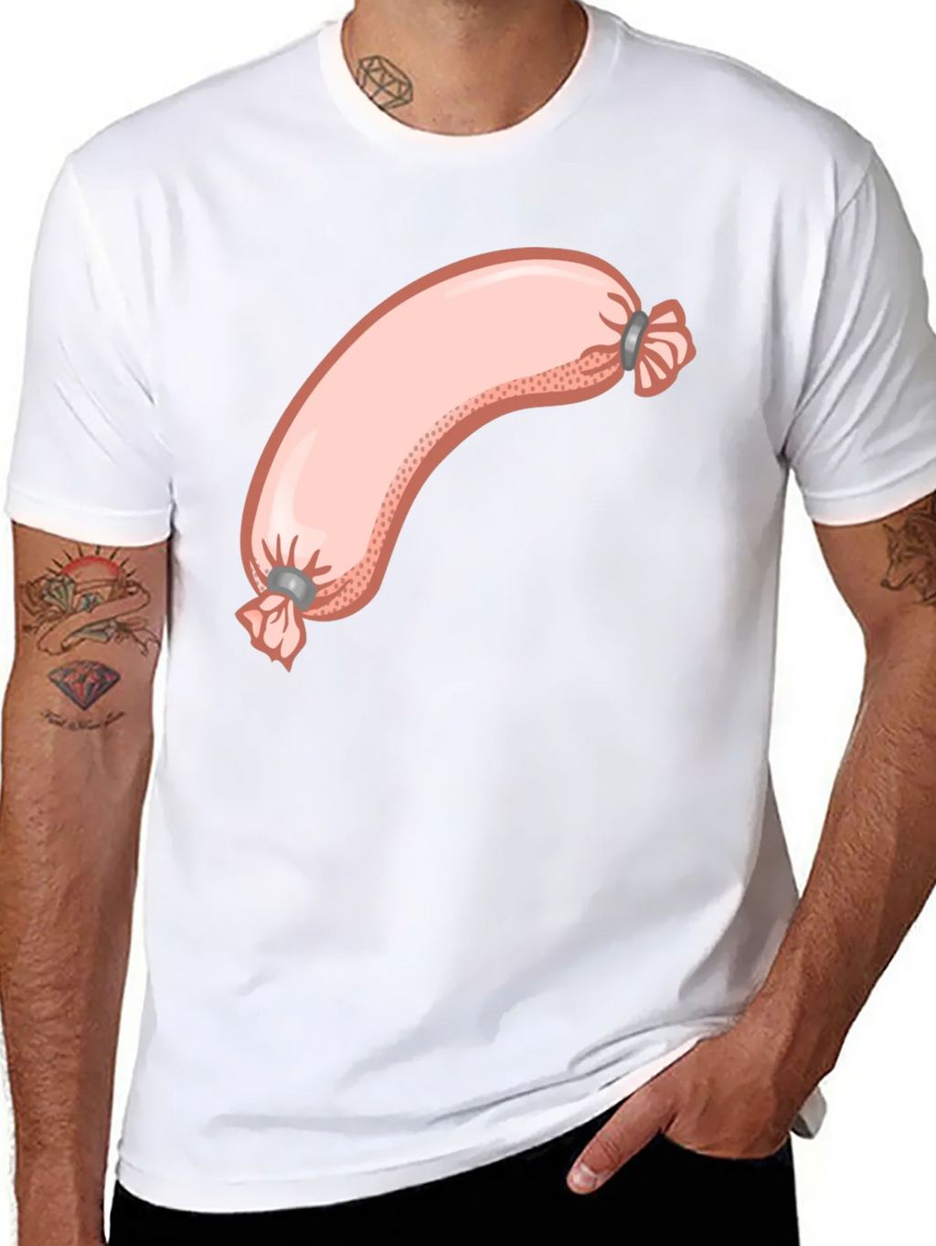 Sausage Graphic Tee - Funny Foodie T-Shirt product image 5
