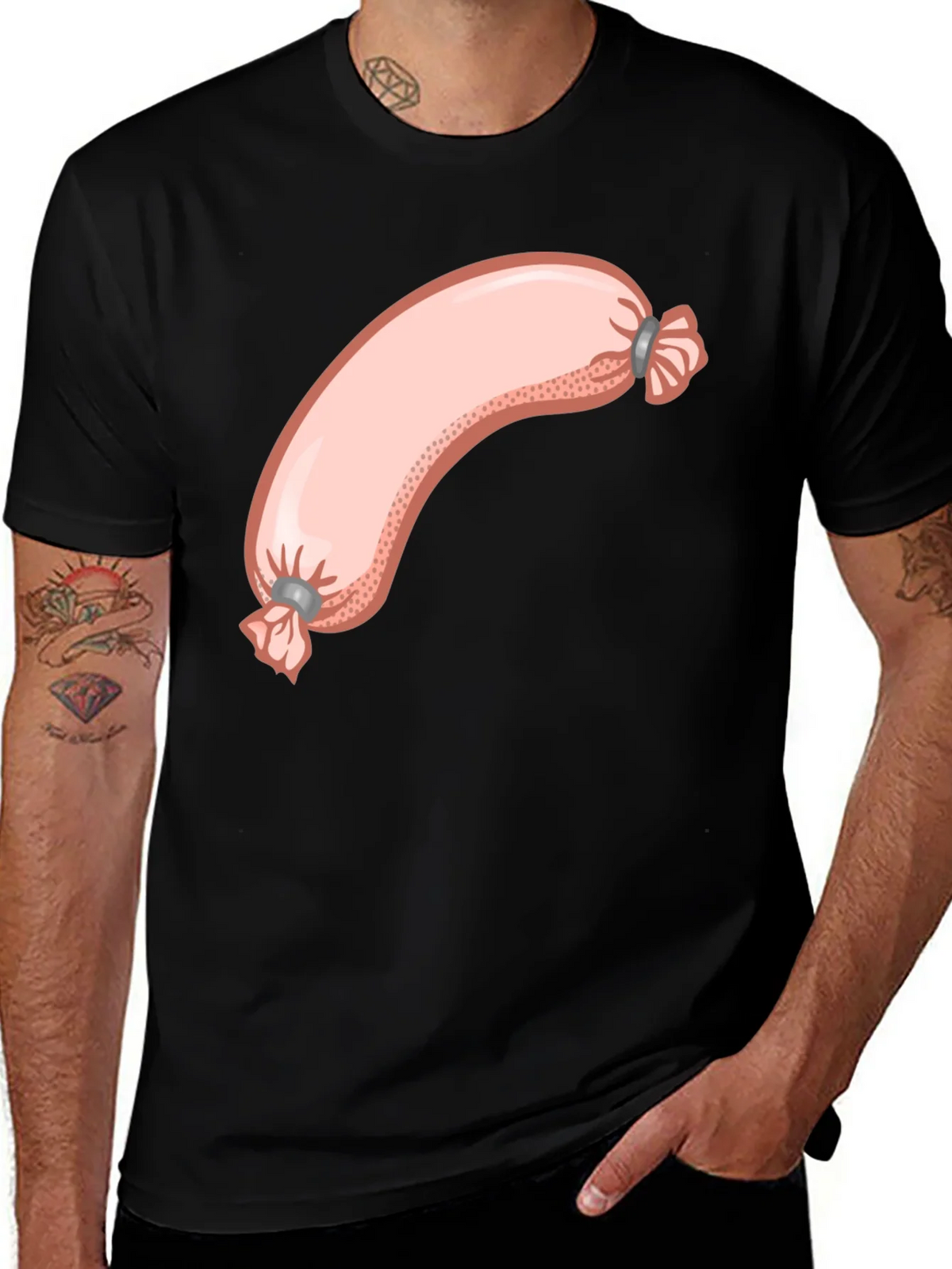 Sausage Graphic Tee - Funny Foodie T-Shirt product image 1