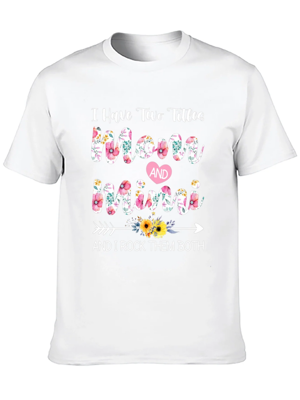 Mom and Mimi Floral Graphic T-Shirt product image 9