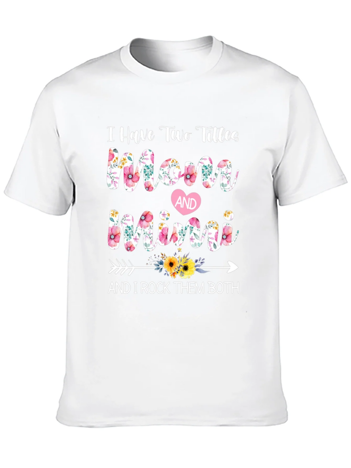 Mom and Mimi Floral Graphic T-Shirt product image 9
