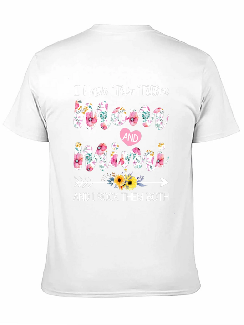 Mom and Mimi Floral Graphic T-Shirt product image 10