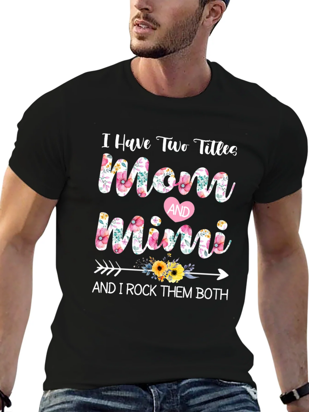 Mom and Mimi Floral Graphic T-Shirt product image 6