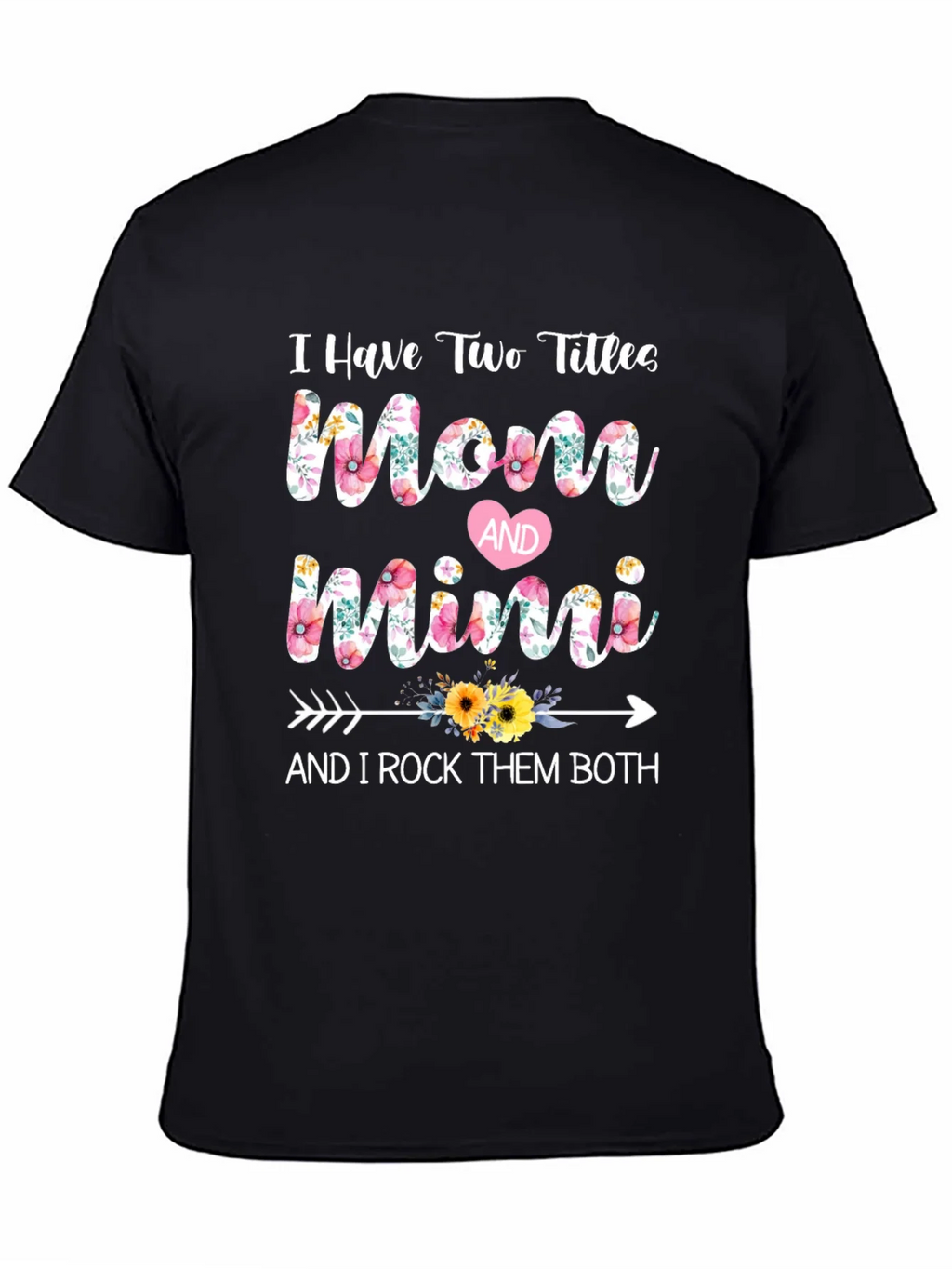 Mom and Mimi Floral Graphic T-Shirt product image 4