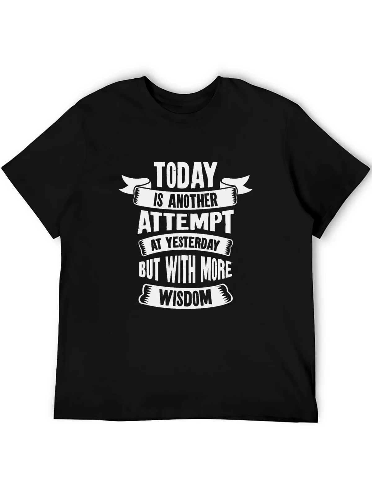 Wisdom Graphic Tee - Black Casual T-Shirt product image 2