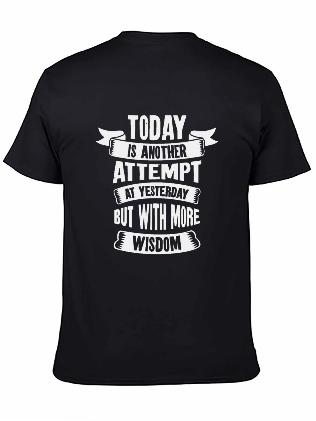 Wisdom Graphic Tee - Black Casual T-Shirt product image 1