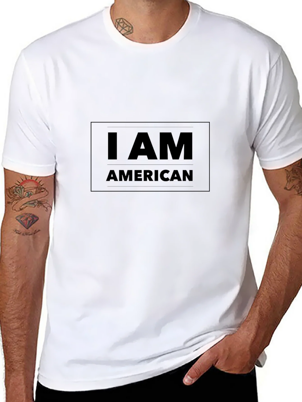 I AM American T-Shirt - Patriotic Pride product image 7