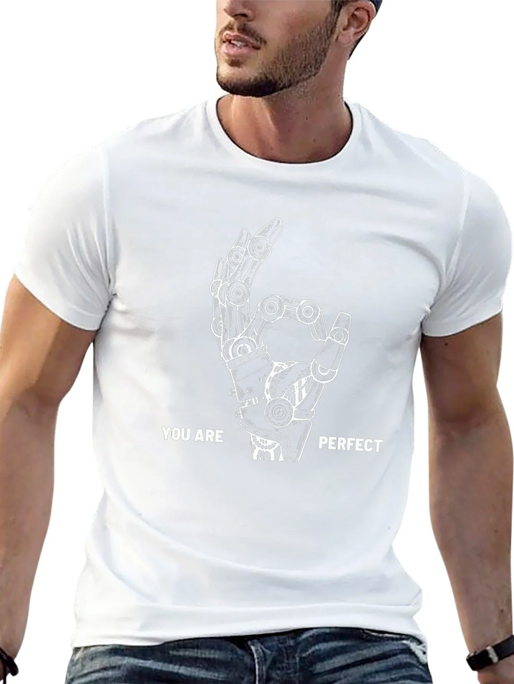 You Are Perfect Robot Hand T-Shirt product image 10