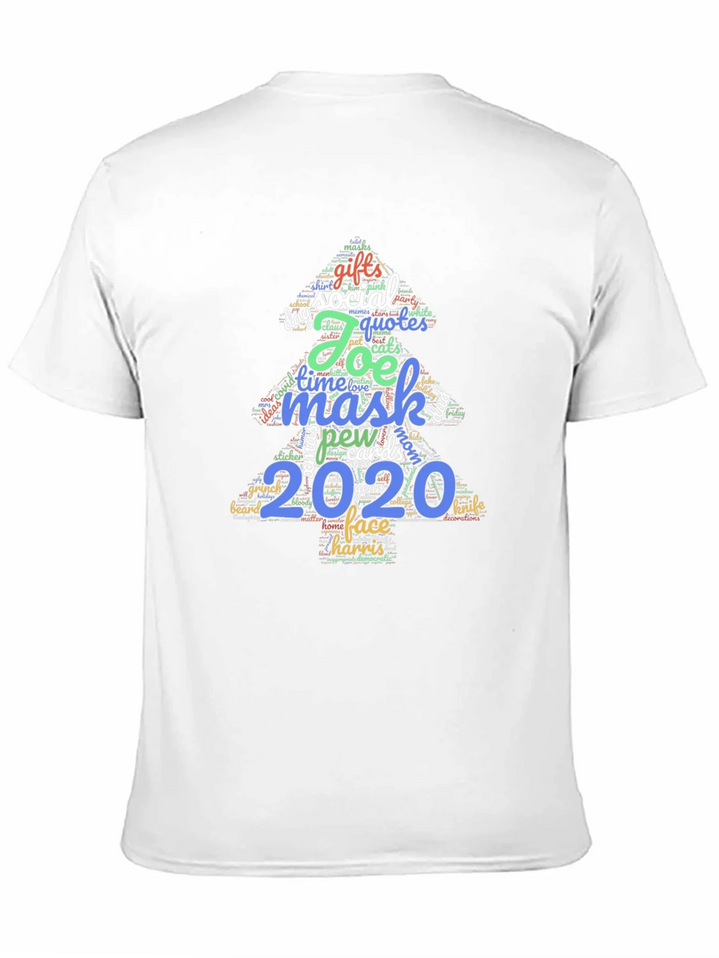 Festive 2020 Holiday Word Art T-Shirt product image 10