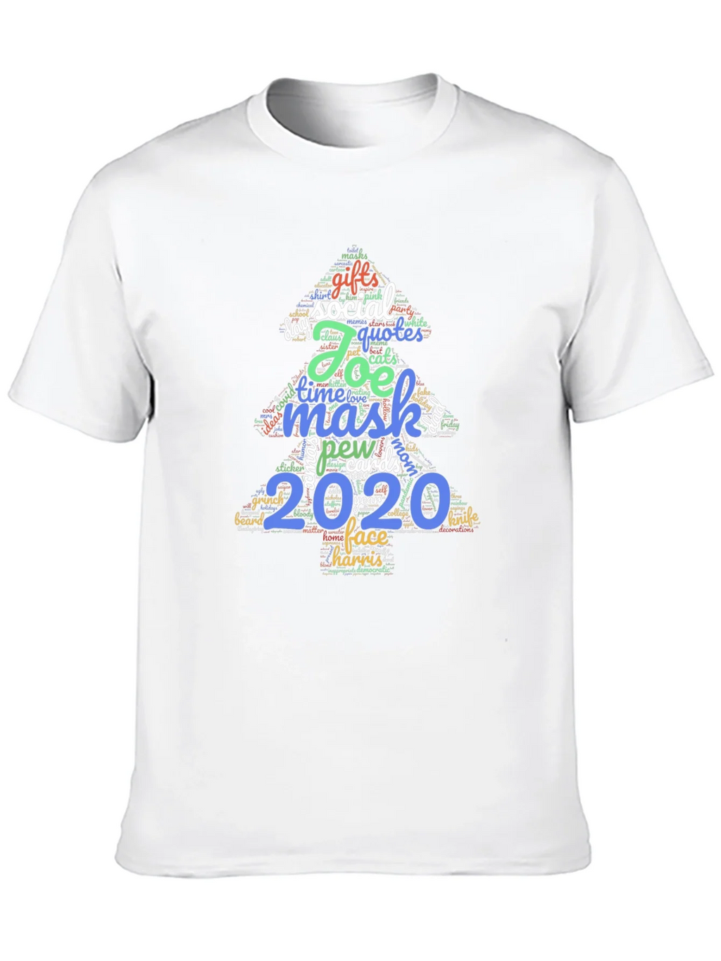 Festive 2020 Holiday Word Art T-Shirt product image 9