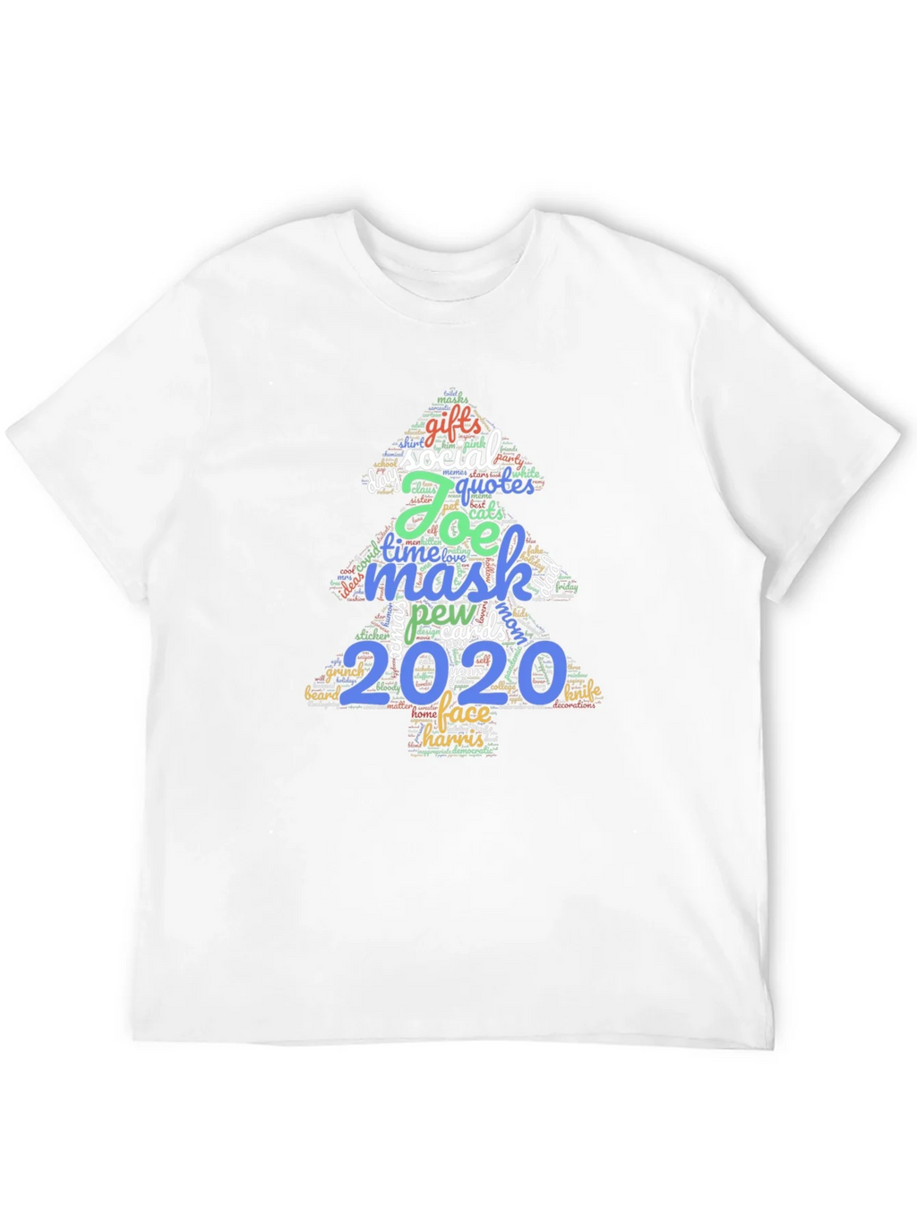 Festive 2020 Holiday Word Art T-Shirt product image 11