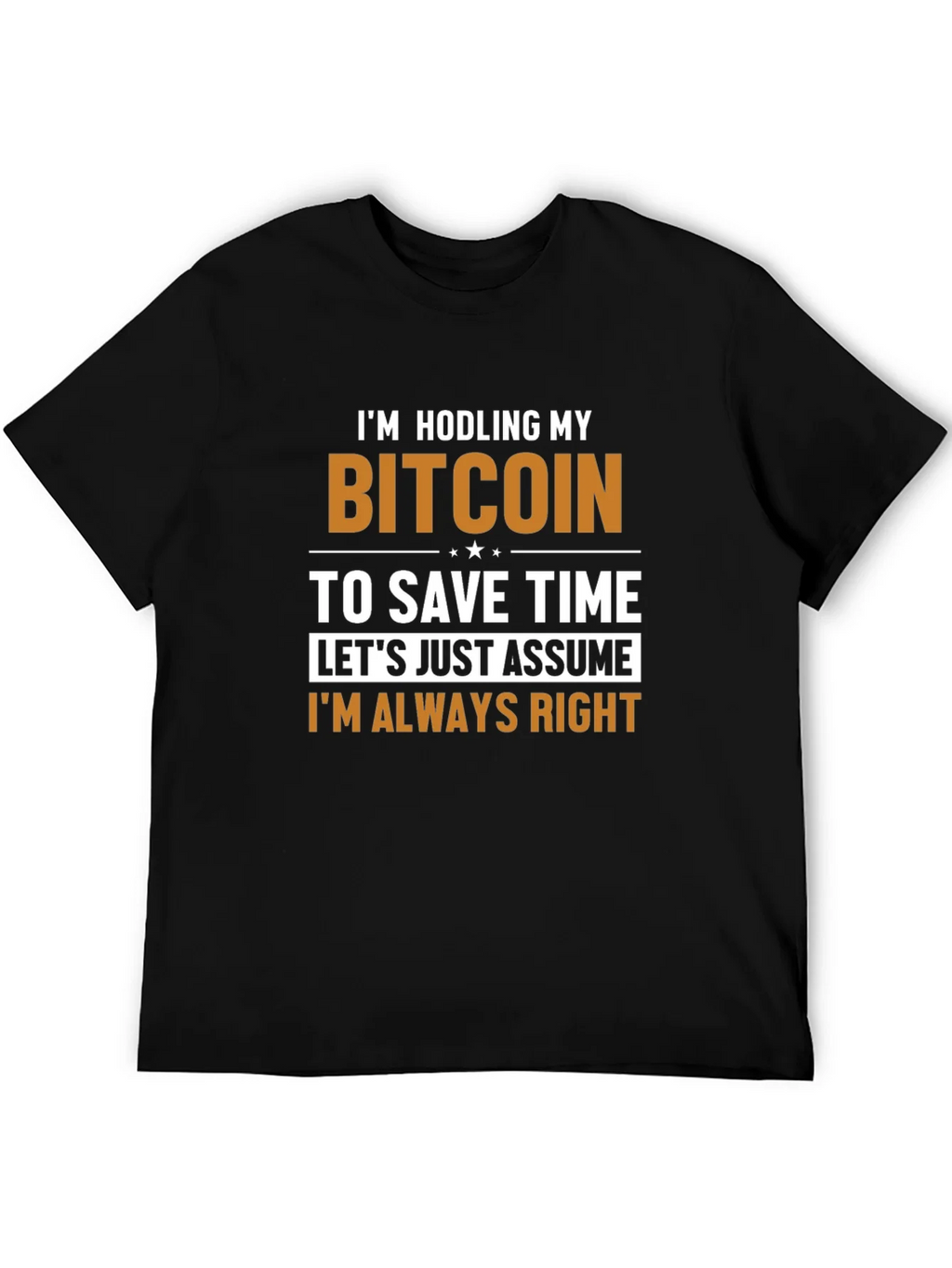 Bitcoin HODL T-Shirt - Always Right Crypto Tee product image 5