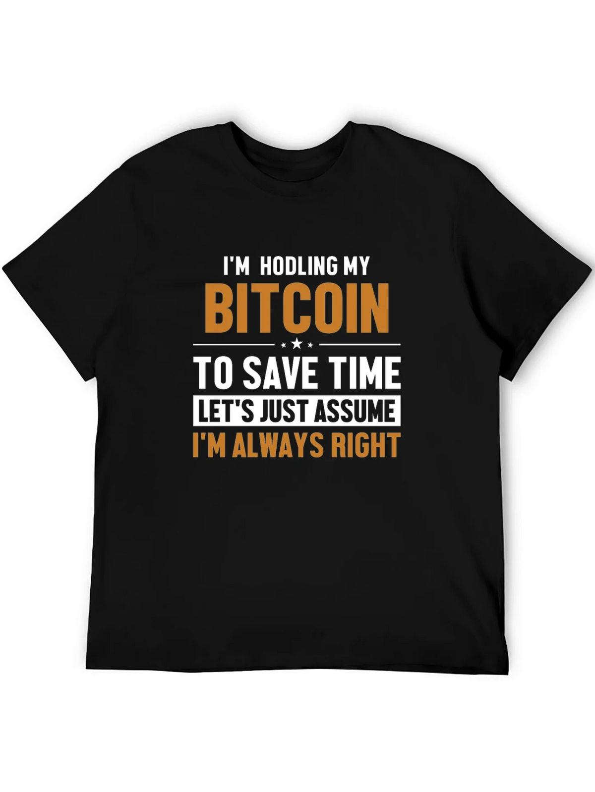 Bitcoin HODL T-Shirt - Always Right Crypto Tee product image 5