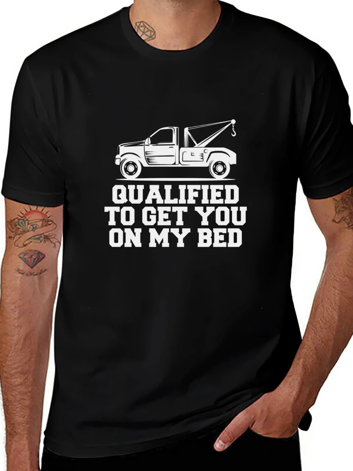 Funny Tow Truck Driver Humor T-Shirt product image 1
