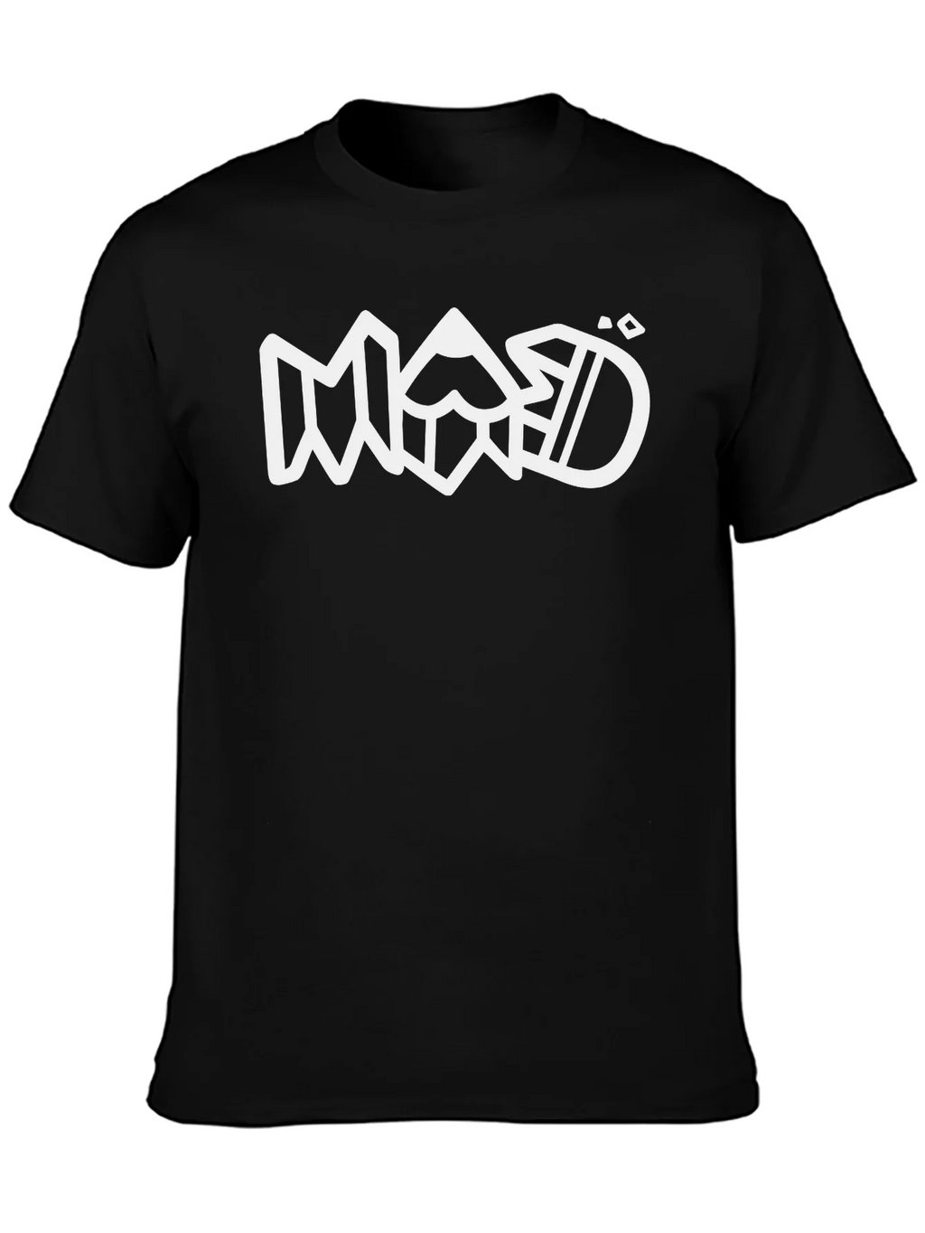 MAD Graphic Tee - Modern Black T-Shirt product image 1
