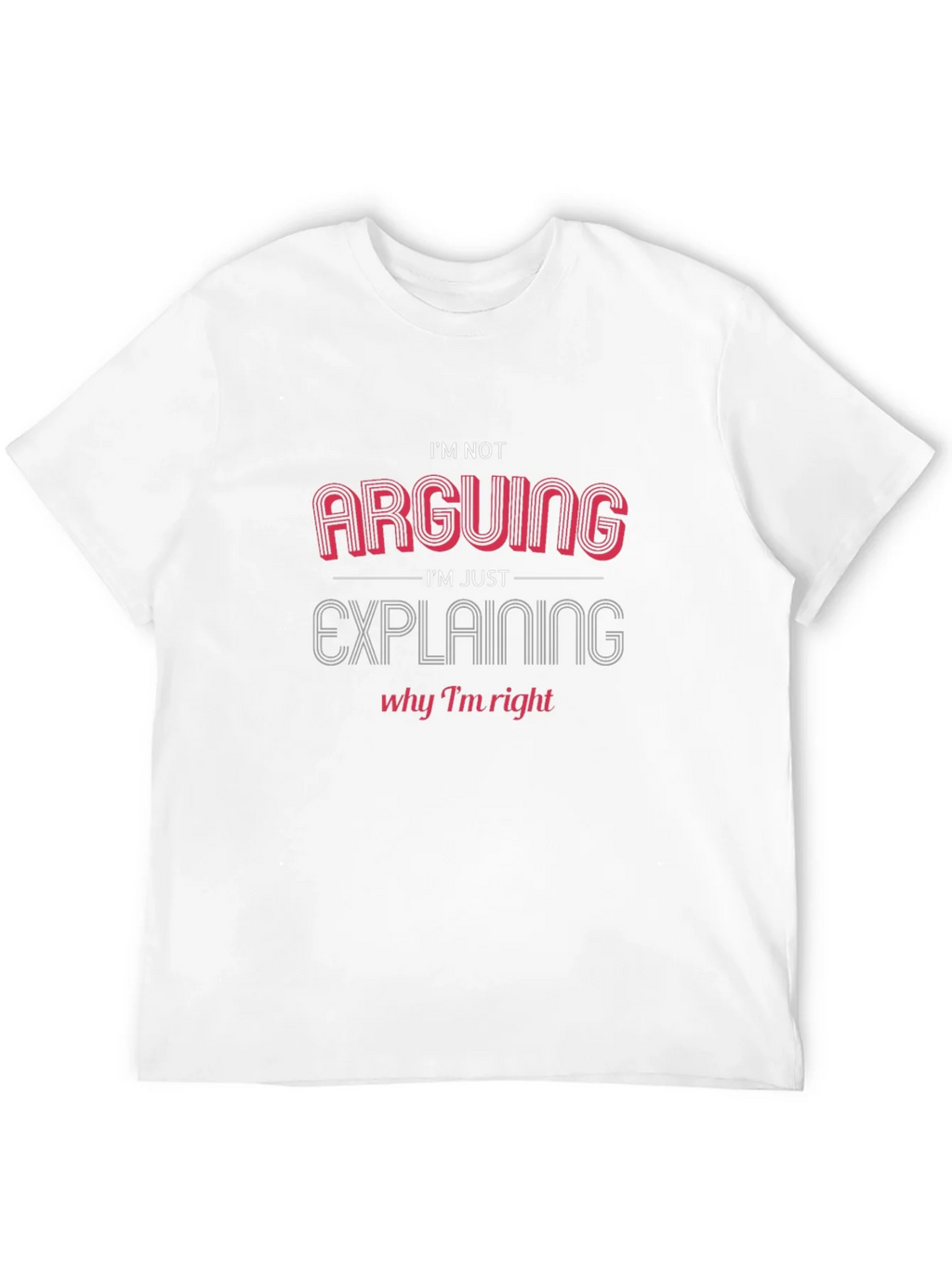 Arguing? Funny Graphic Tee - Mens Black T-Shirt product image 10