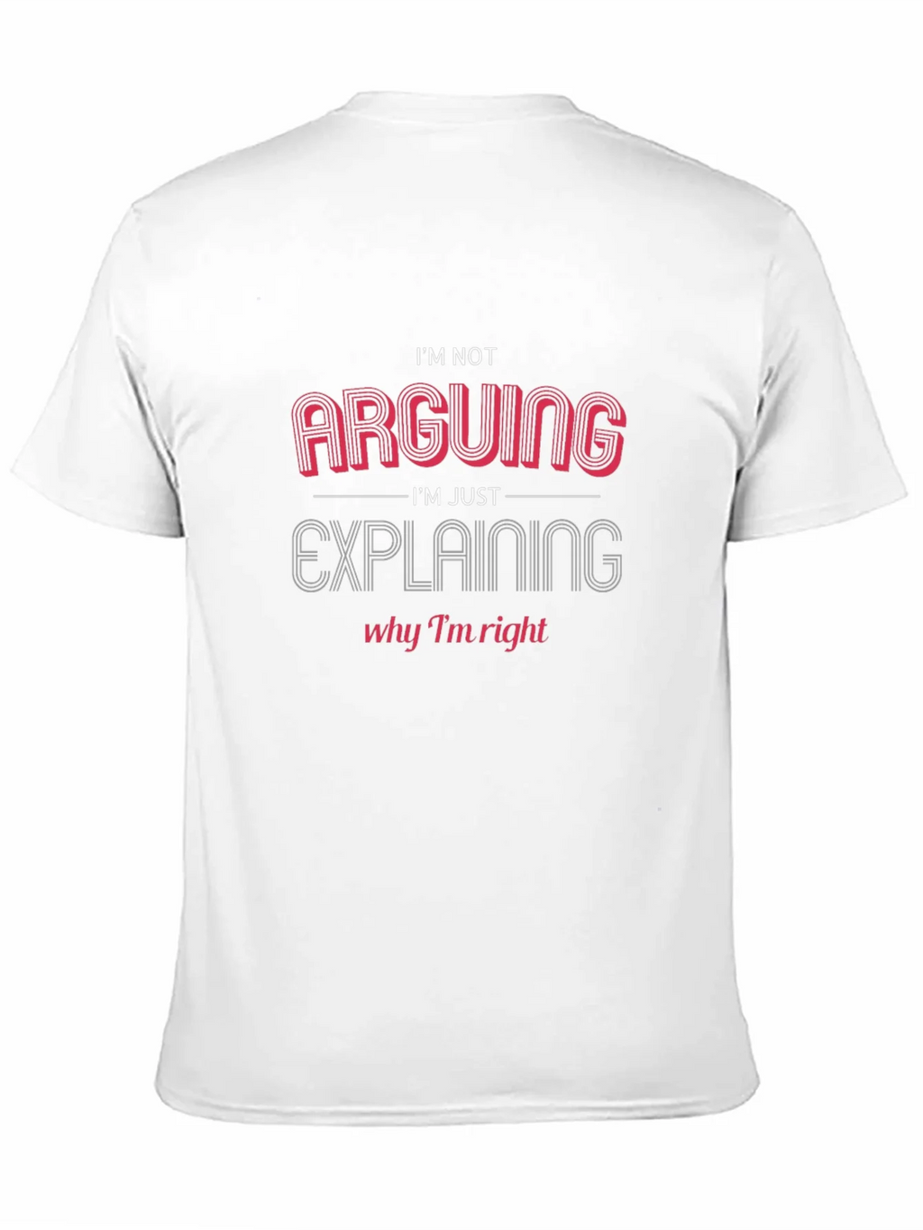 Arguing? Funny Graphic Tee - Mens Black T-Shirt product image 9