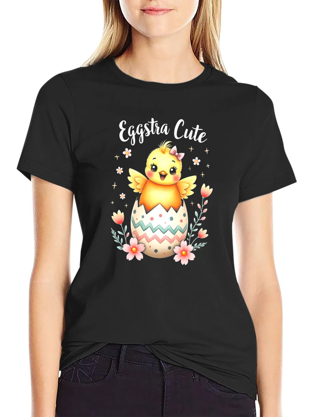 Eggstra Cute Easter Chick T-Shirt product image 2