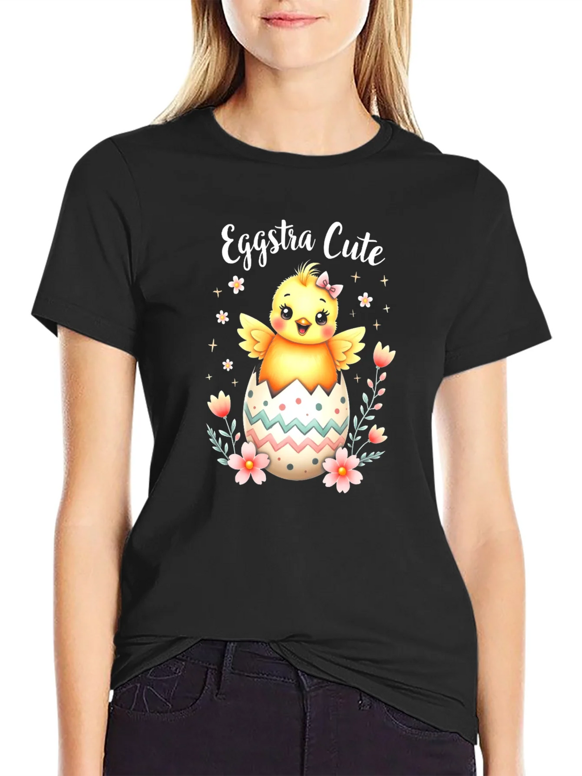 Eggstra Cute Easter Chick T-Shirt product image 2