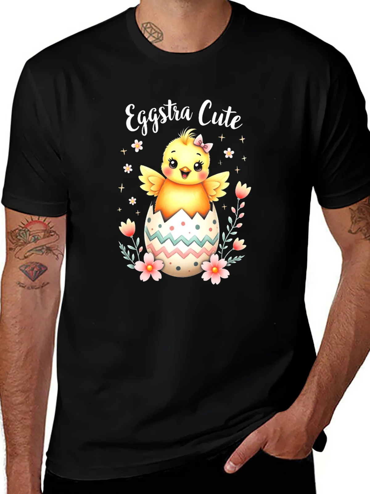 Eggstra Cute Easter Chick T-Shirt product image 1