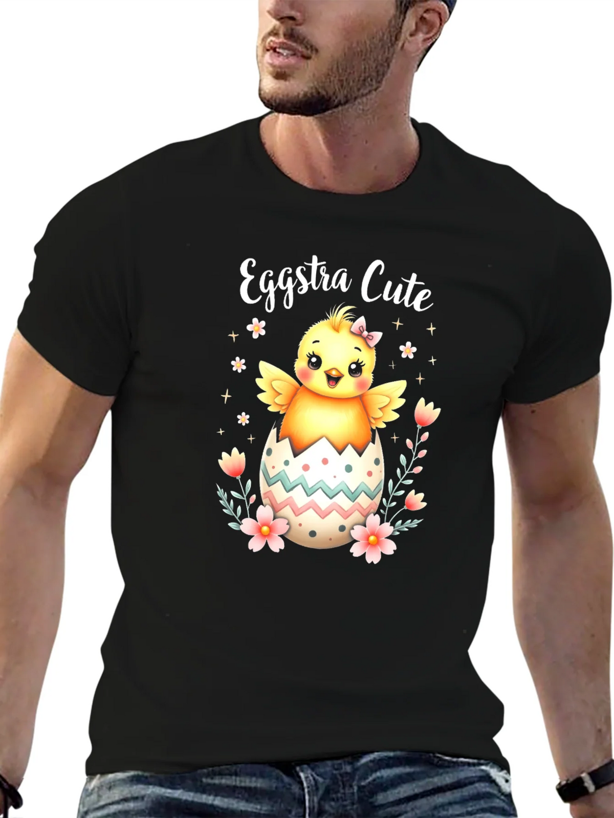 Eggstra Cute Easter Chick T-Shirt product image 6