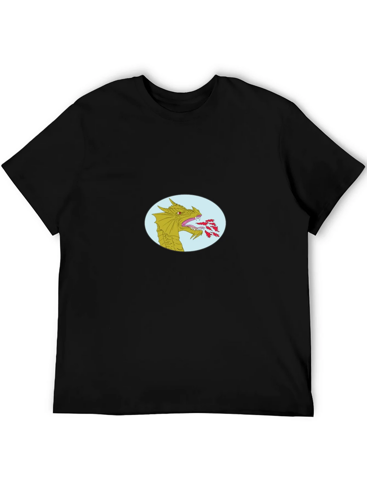 Dragon Fire T-Shirt - Black Cotton Blend product image 5