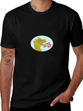 Dragon Fire T-Shirt - Black Cotton Blend product image 1
