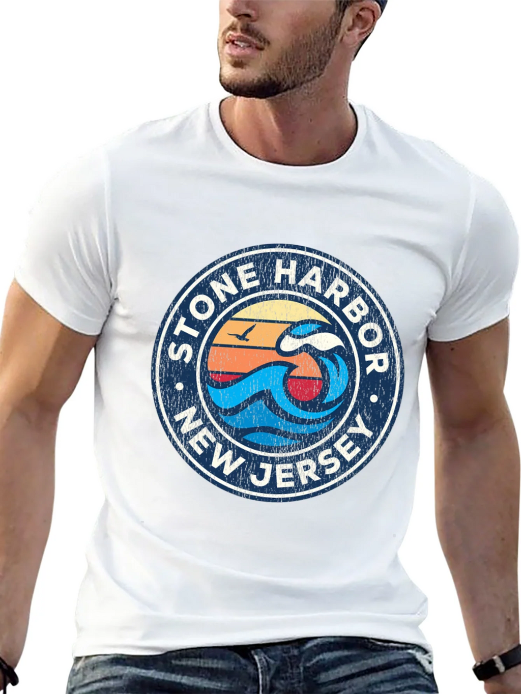 Stone Harbor New Jersey Graphic Tee product image 12