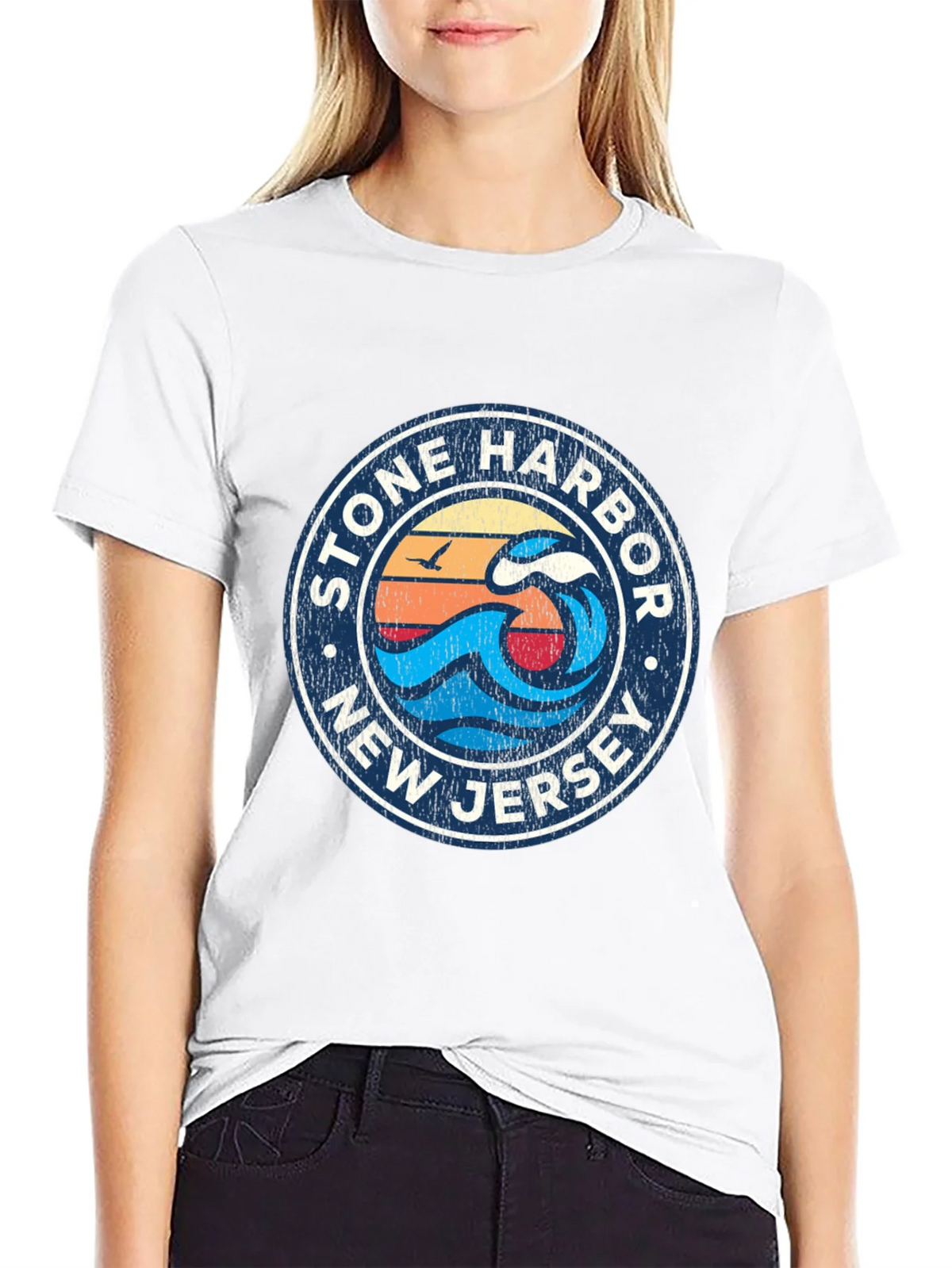 Stone Harbor New Jersey Graphic Tee product image 8