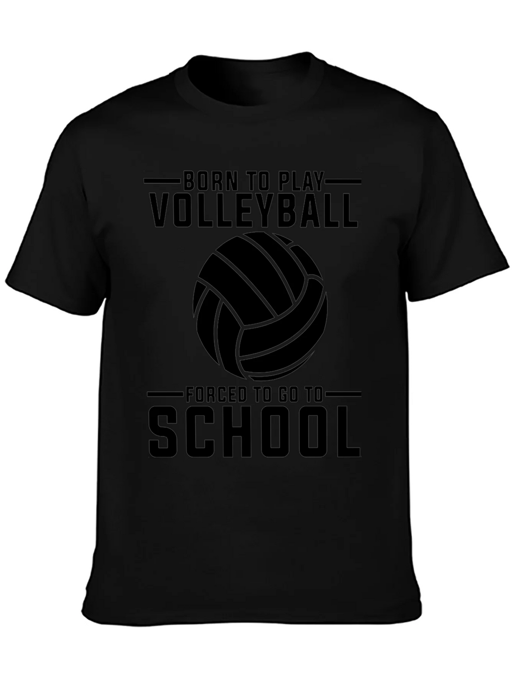 Volleyball T-Shirt - Born to Play Forced to School product image 3