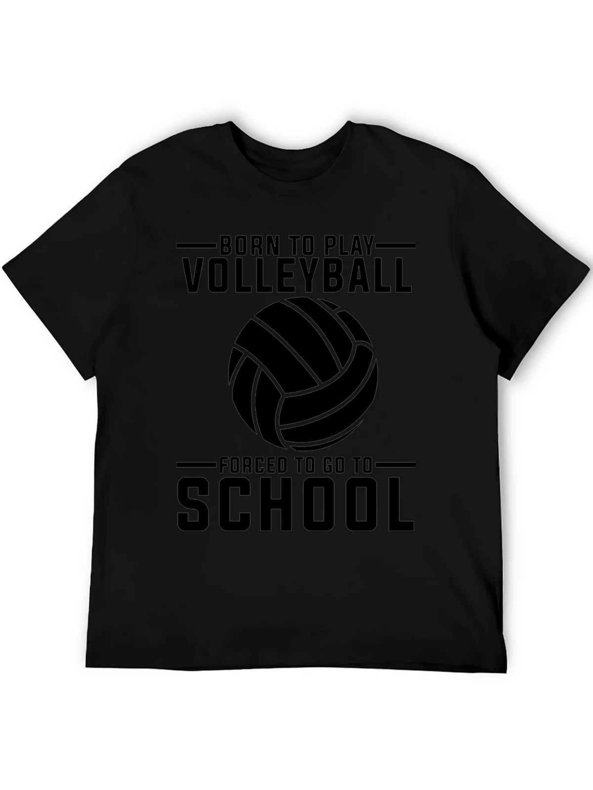 Volleyball T-Shirt - Born to Play Forced to School product image 5