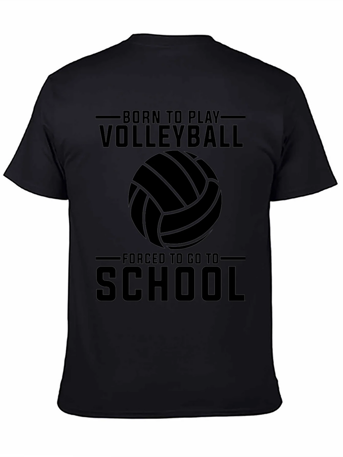 Volleyball T-Shirt - Born to Play Forced to School product image 4