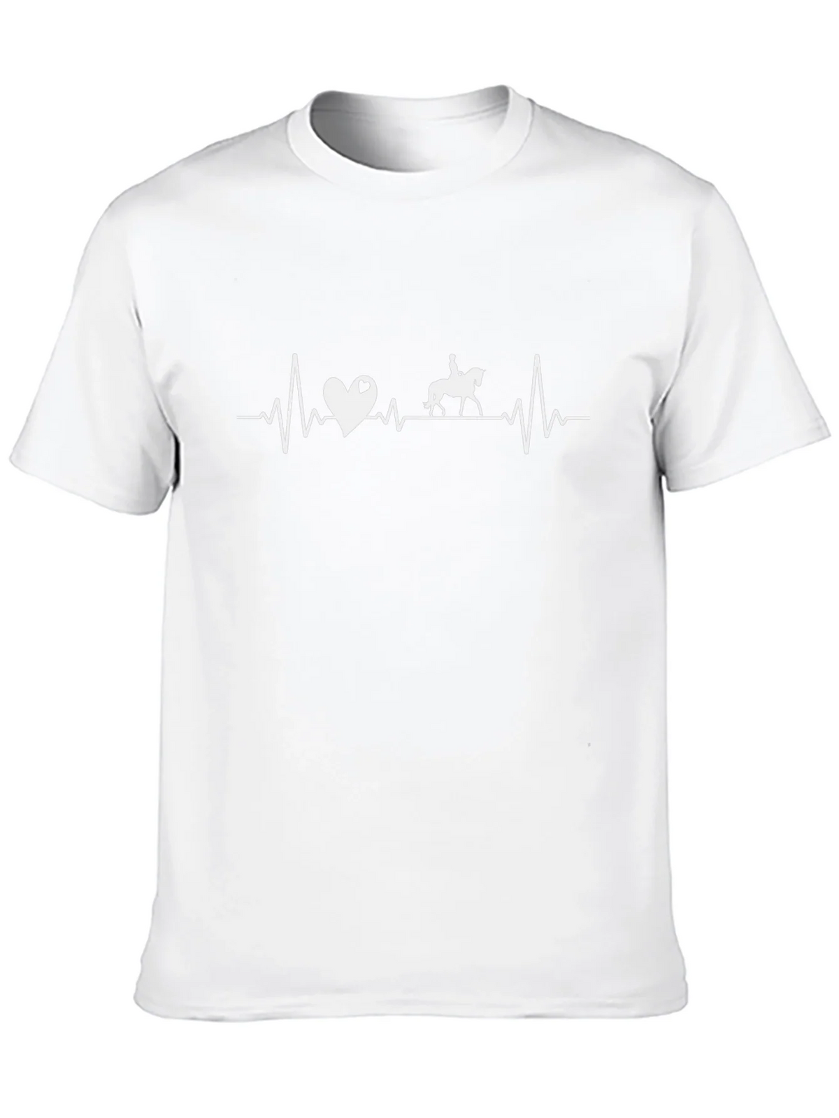 Horse Riding Heartbeat T-Shirt - Equestrian Love product image 9