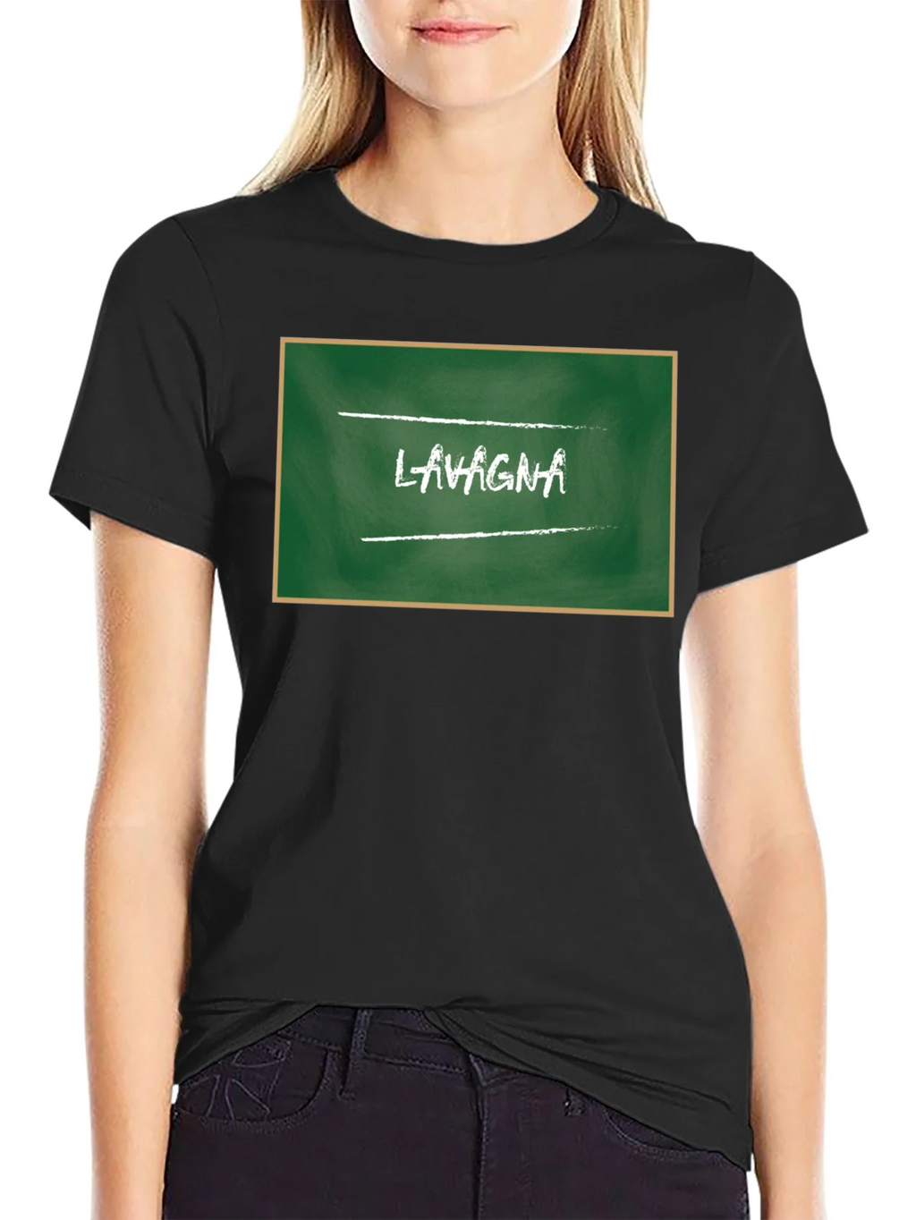 Lasagna Chalkboard Style Graphic Tee product image 2