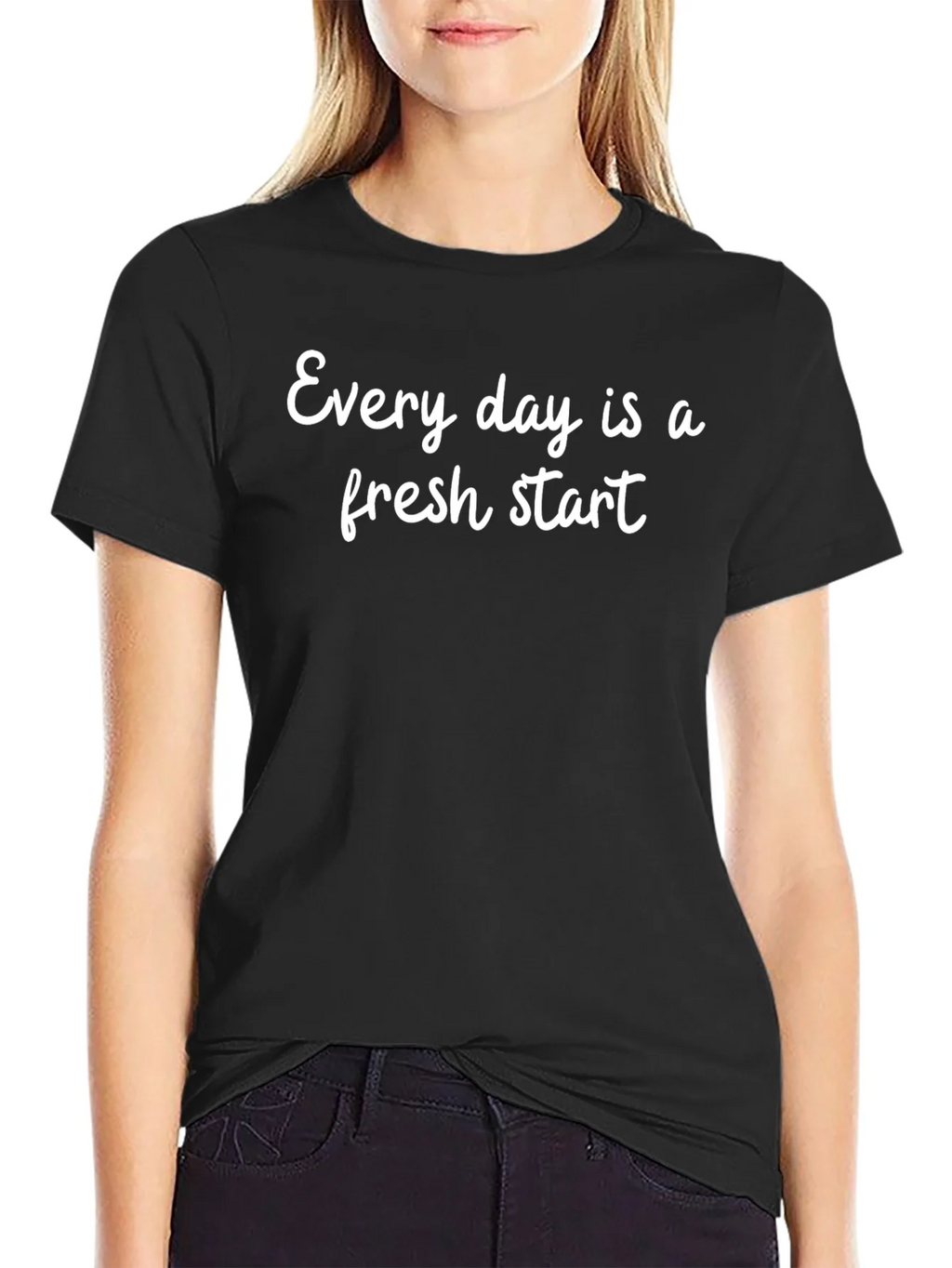 Fresh Start Graphic Tee - Motivational T-Shirt product image 2