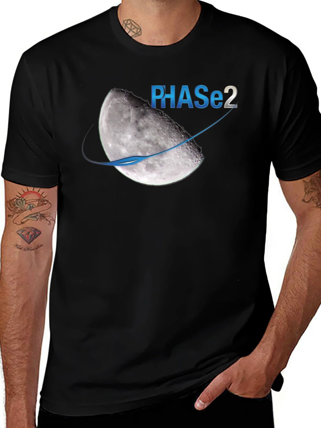 Phase 2 Moon Graphic T-Shirt product image 1
