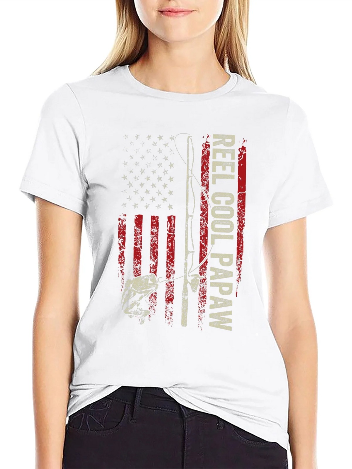 Reel Cool Papaw Fishing T-Shirt product image 8