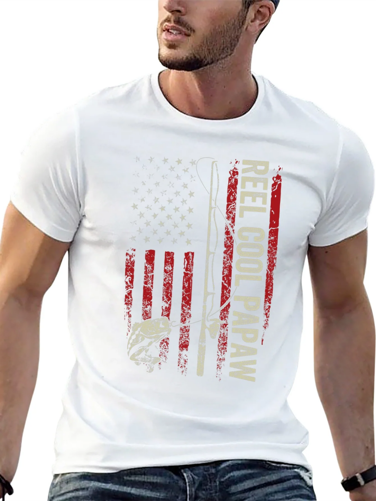 Reel Cool Papaw Fishing T-Shirt product image 11