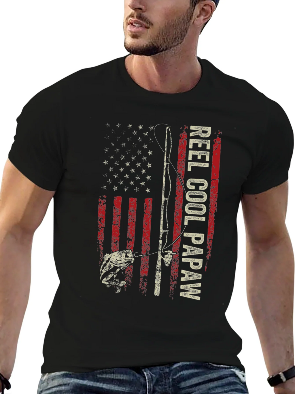 Reel Cool Papaw Fishing T-Shirt product image 6