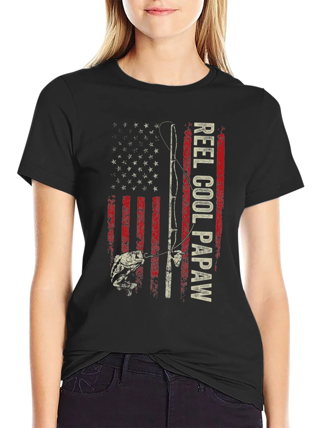 Reel Cool Papaw Fishing T-Shirt product image 2