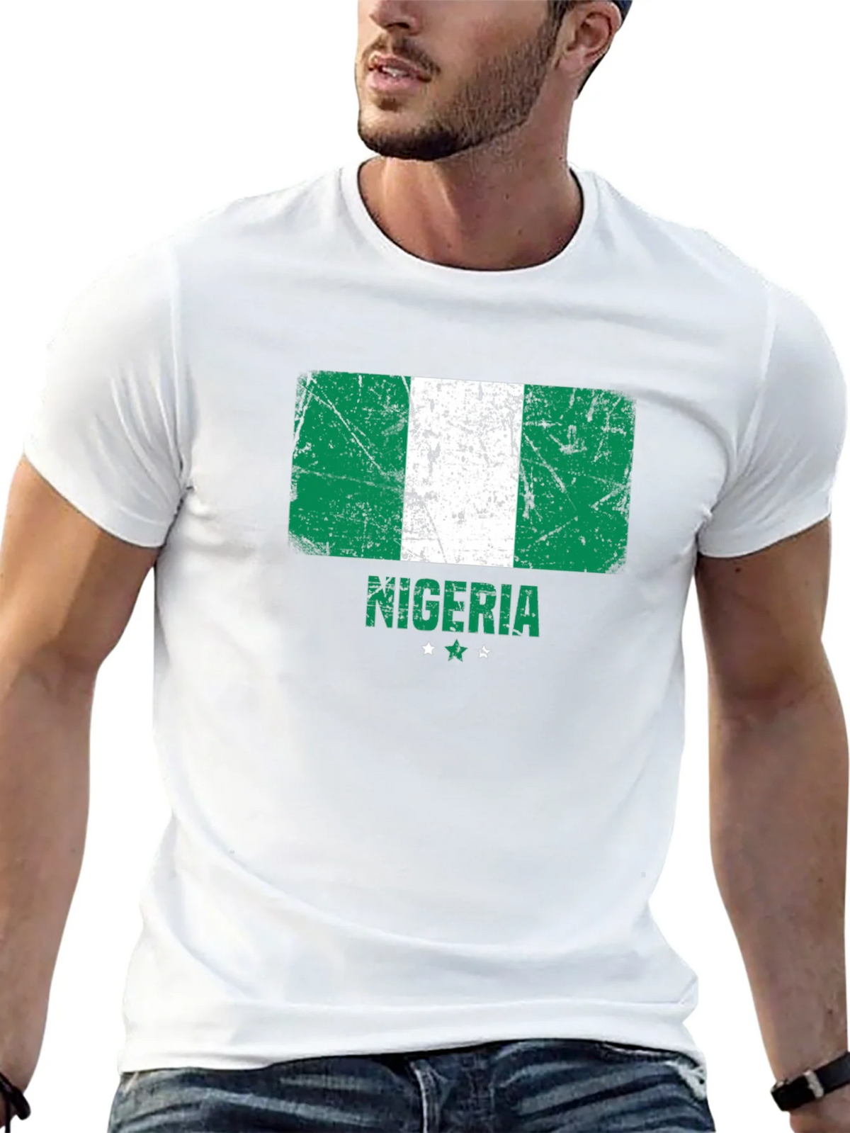 Nigeria Flag T-Shirt - Distressed Design product image 12