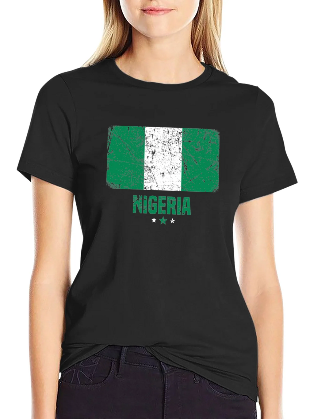 Nigeria Flag T-Shirt - Distressed Design product image 2