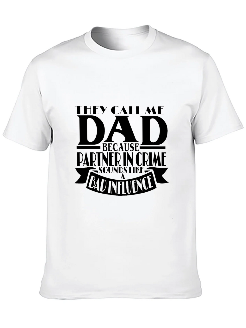 Dad Partner in Crime T-Shirt - Black Novelty Tee product image 8