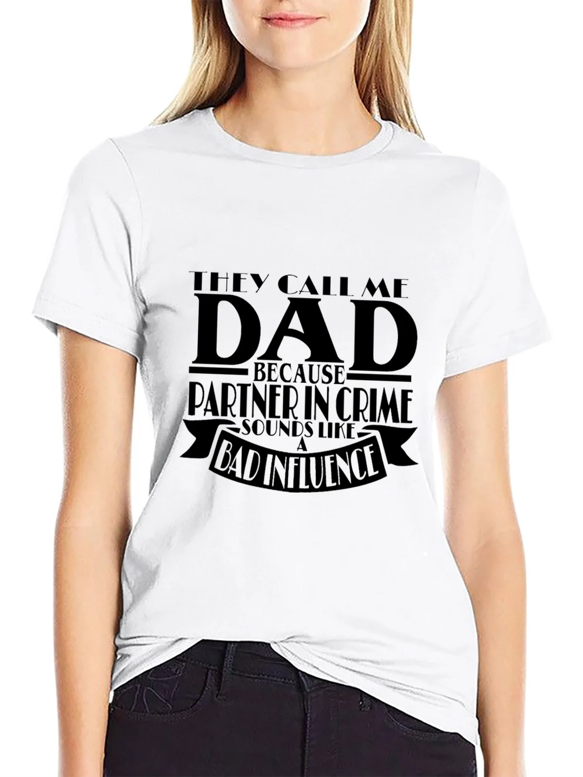 Dad Partner in Crime T-Shirt - Black Novelty Tee product image 7