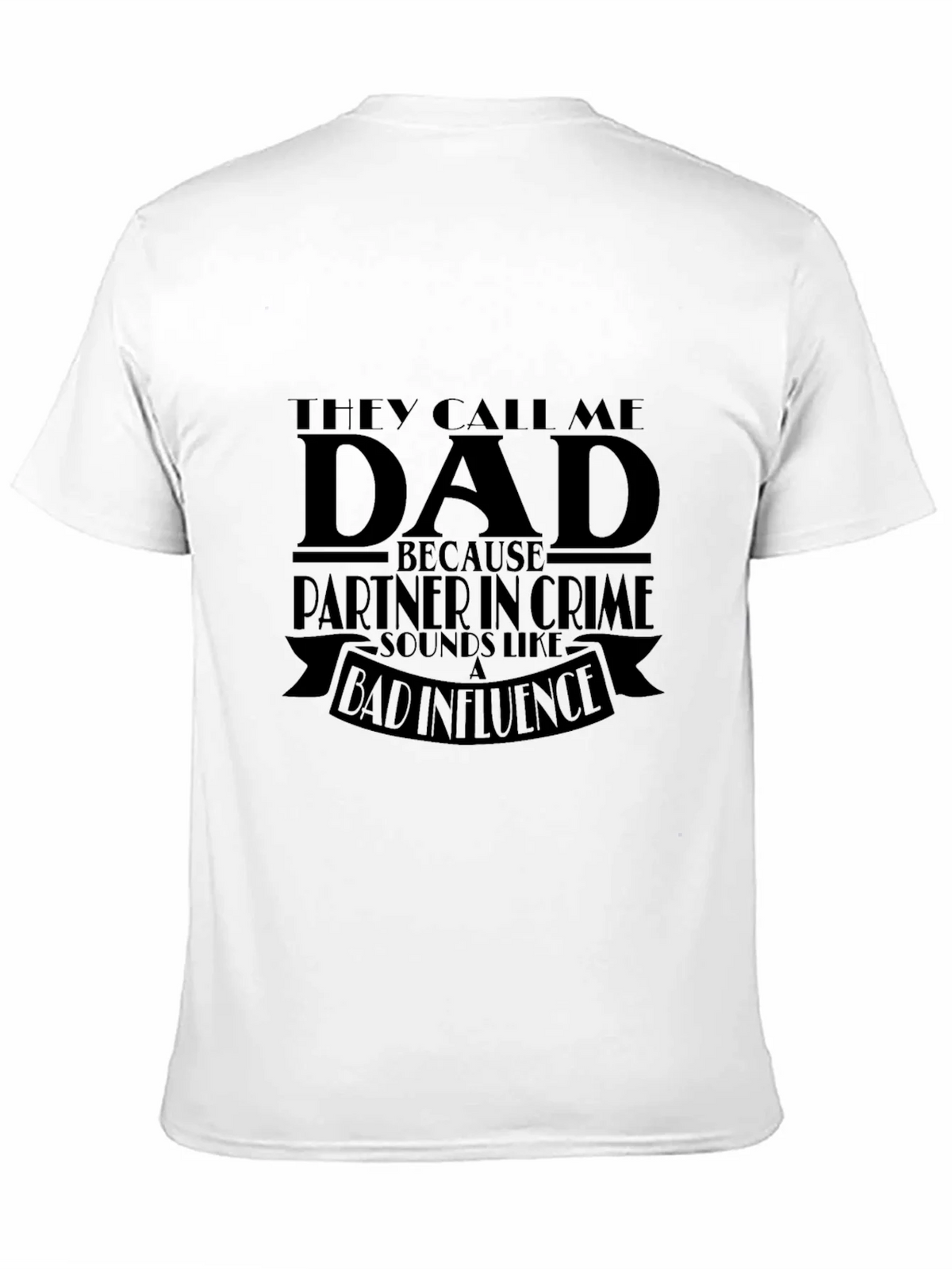 Dad Partner in Crime T-Shirt - Black Novelty Tee product image 9
