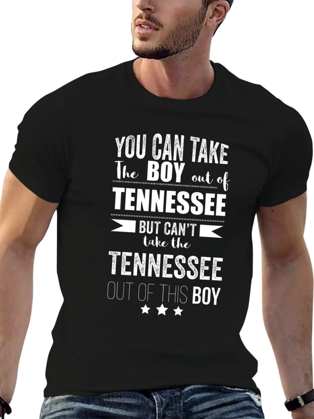 Tennessee Boy Graphic Tee - Black product image 6
