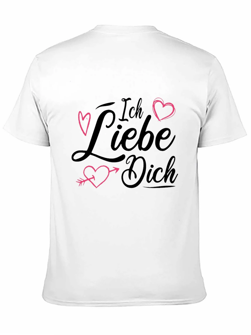 Ich Liebe Dich T-Shirt - Black Heart Design product image 10