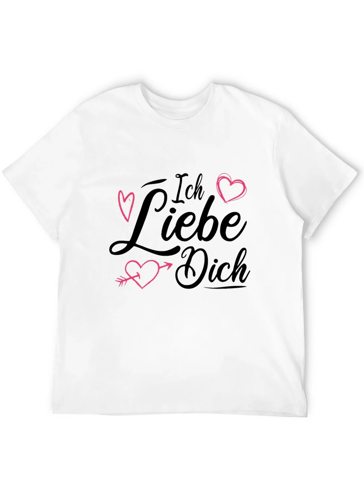 Ich Liebe Dich T-Shirt - Black Heart Design product image 11
